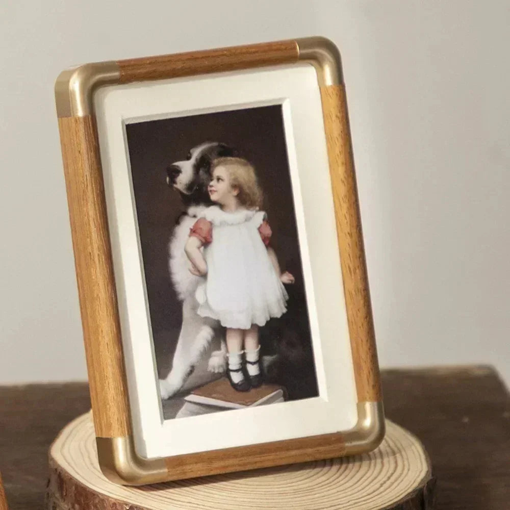 Fotolijst Hout Vintage Tafelmodel 5 Tot 12 Inch Massief | Restfield